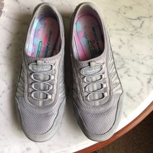 Skechers slip ons. Size 7 1/2. Gray